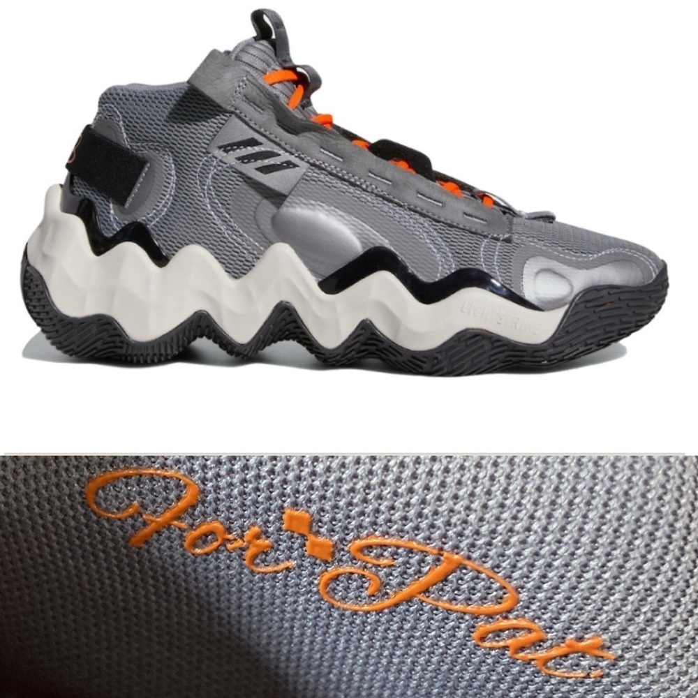 NWT adidas Exhibit B Candace Parker Mid Basketball Shoes Sz 10 For Pat Grey